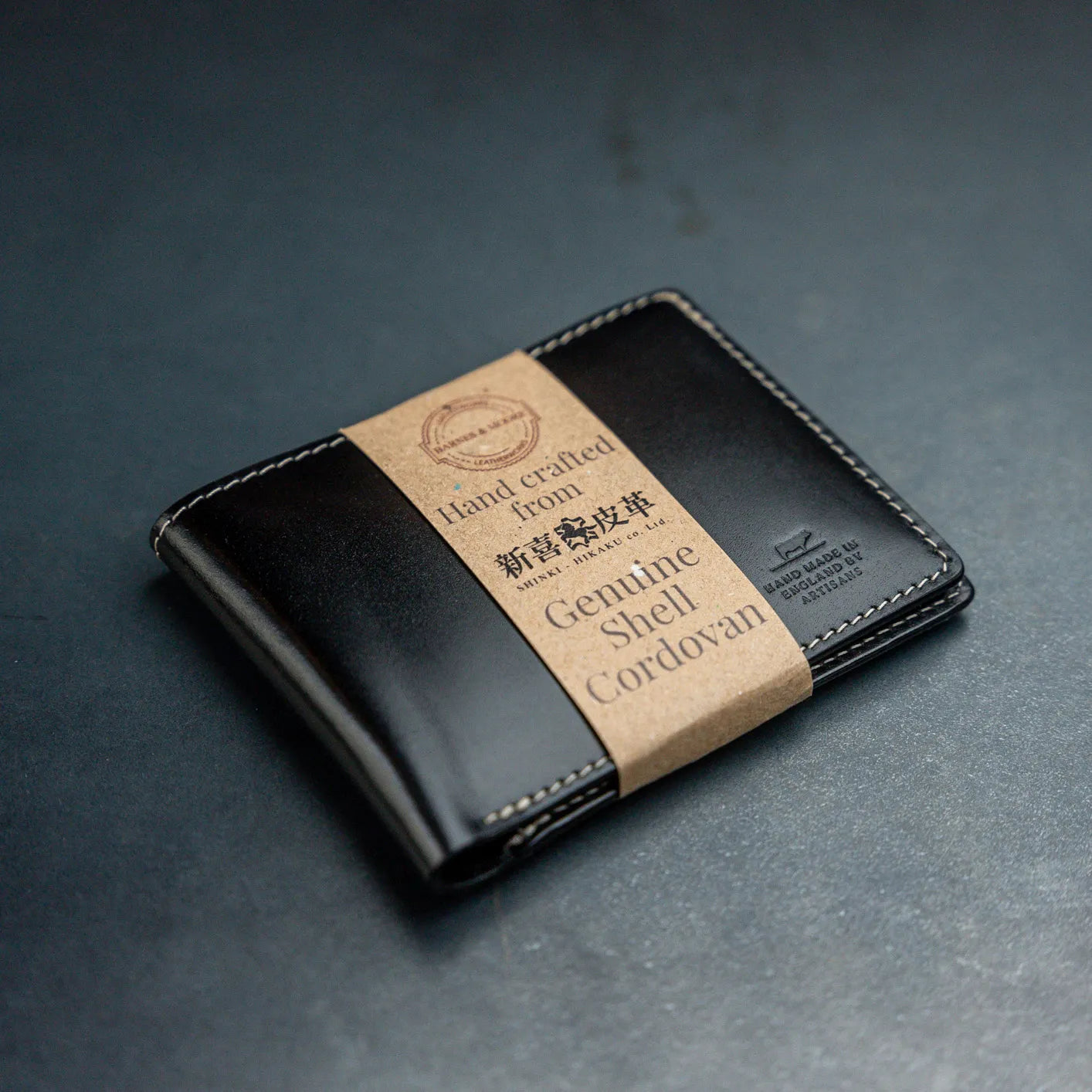 Barnes & Moore Longshore Bifold Wallet – Shell Cordovan Black Barnes & Moore Longshore Bifold Wallet – Shell Cordovan Black