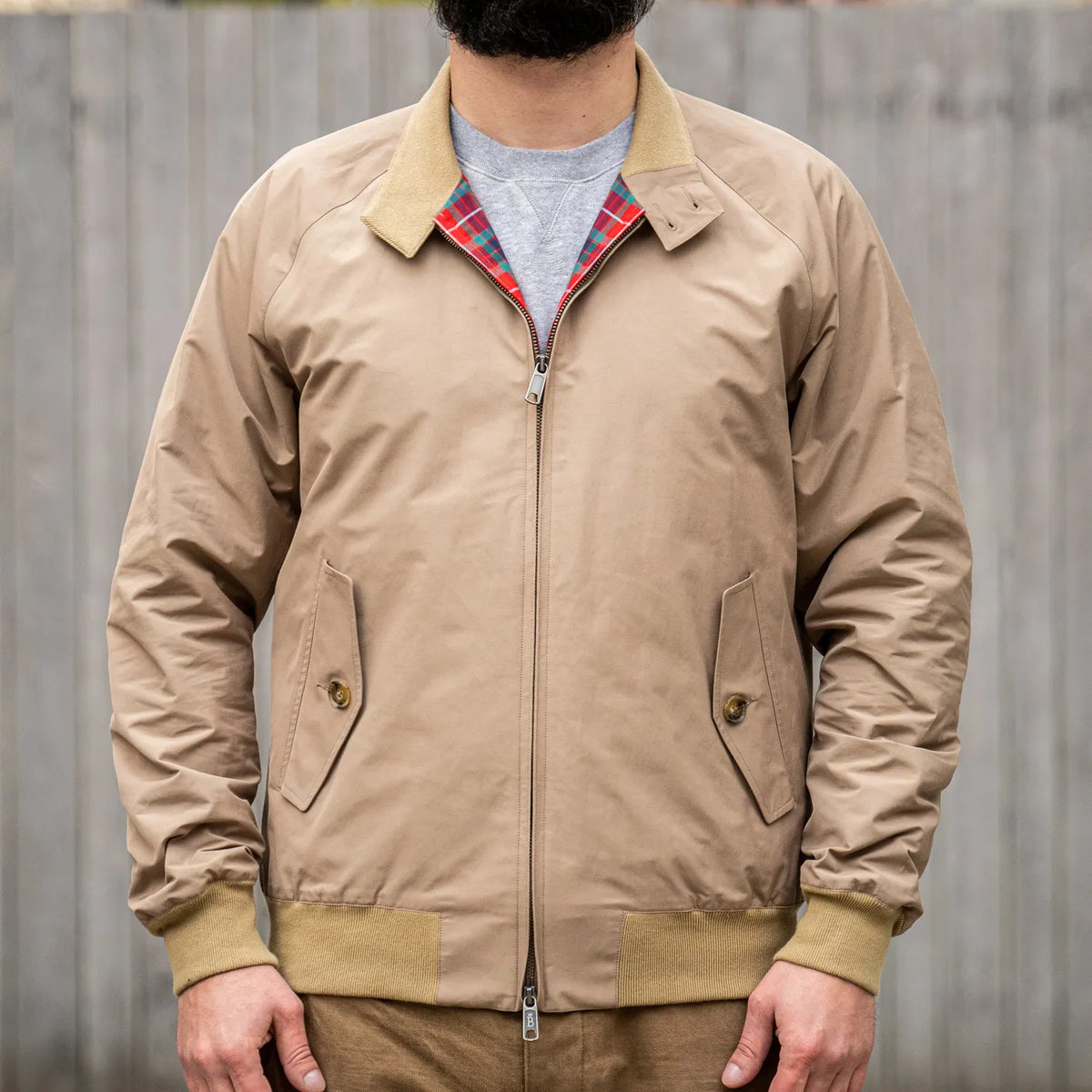Baracuta G9 Harrington Jacket - Tan Baracuta G9 Harrington Jacket - Tan