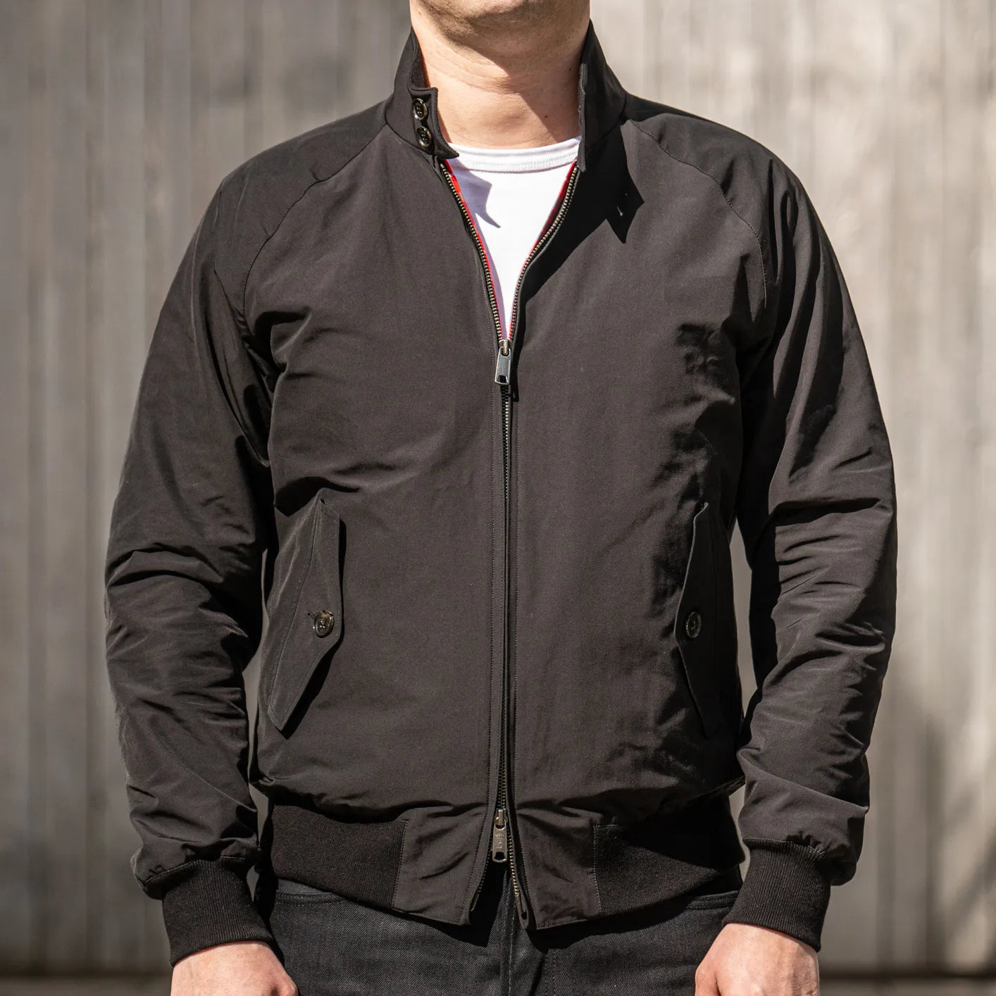 Baracuta G9 Harrington Jacket Black - Classic British Made in England Baracuta G9 Harrington Jacket Black - Classic British Made in England