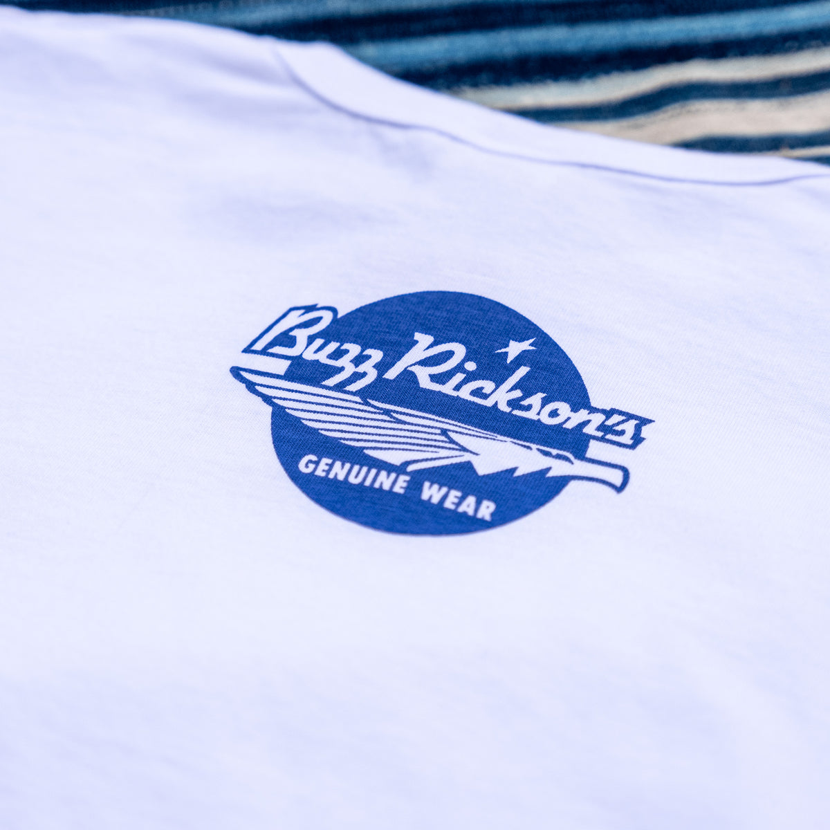 Buzz Rickson’s x Peanuts “My Favorite Jacket” Loopwheeled T-Shirt – Wh