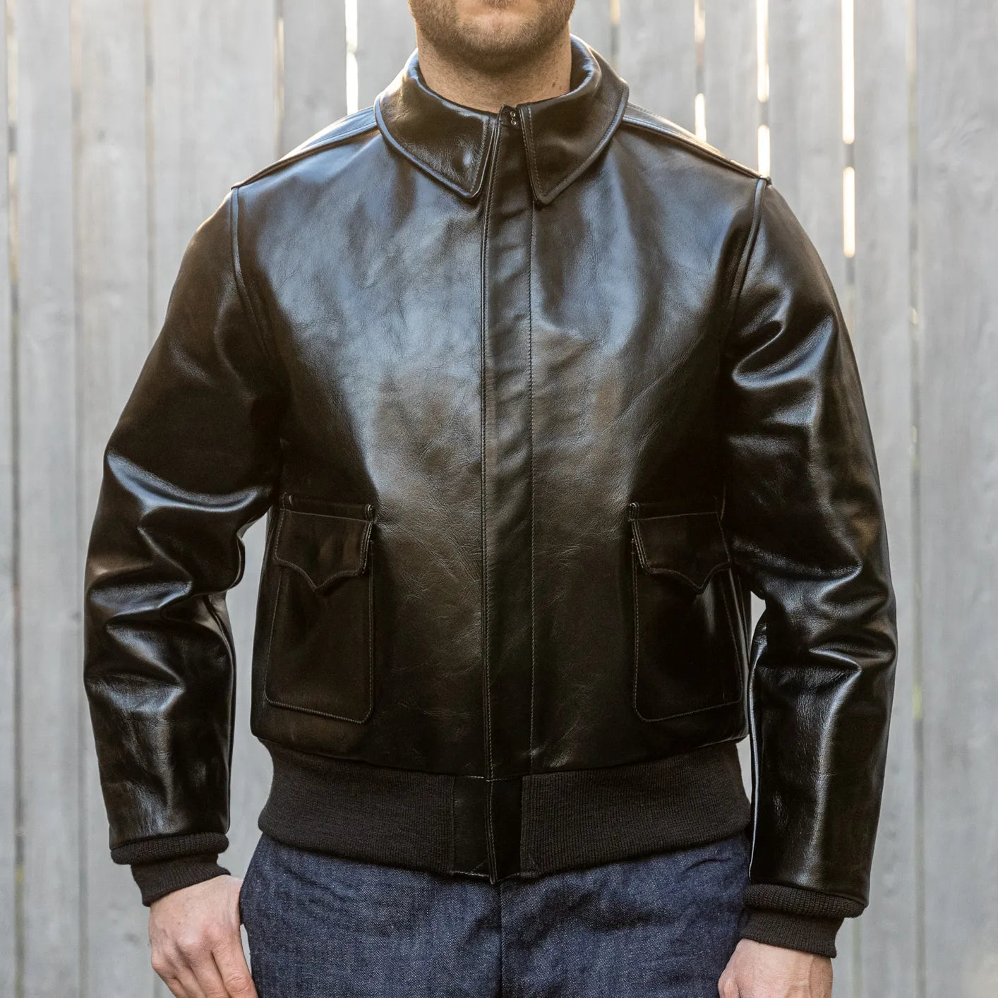 Buzz Ricksons A-2 Horsehide Leather Jacket – Made in Japan Buzz Ricksons A-2 Horsehide Leather Jacket – Made in Japan