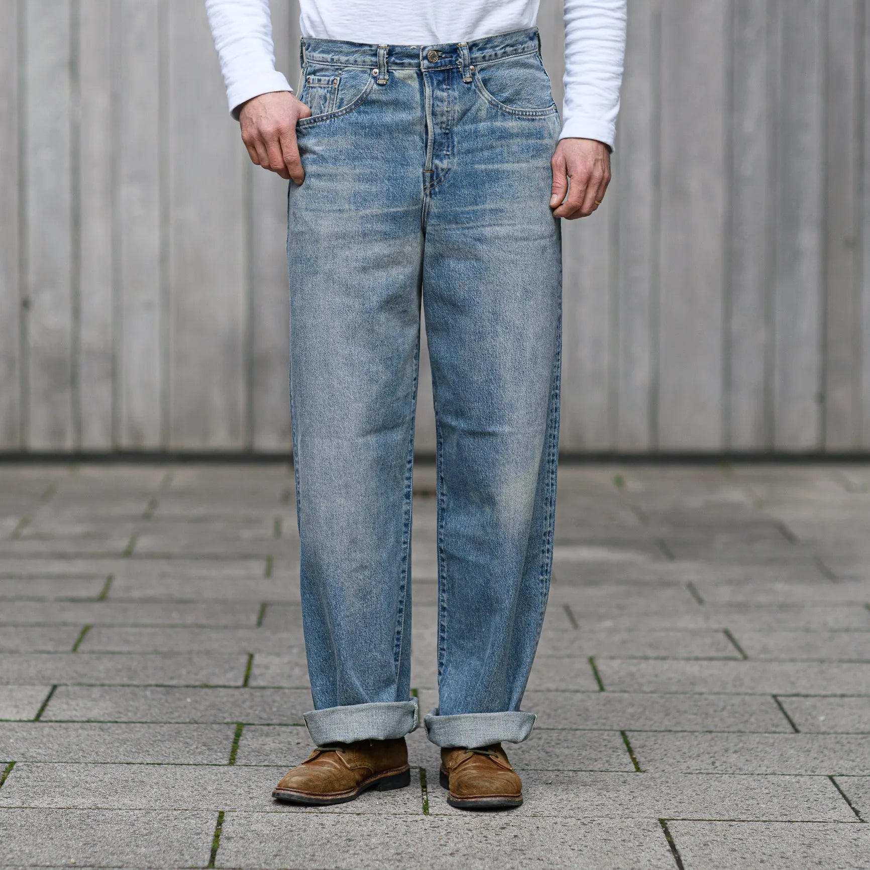 Edwin Wide Jeans – Light Used / Selvage Denim Edwin Wide Jeans – Light Used / Selvage Denim
