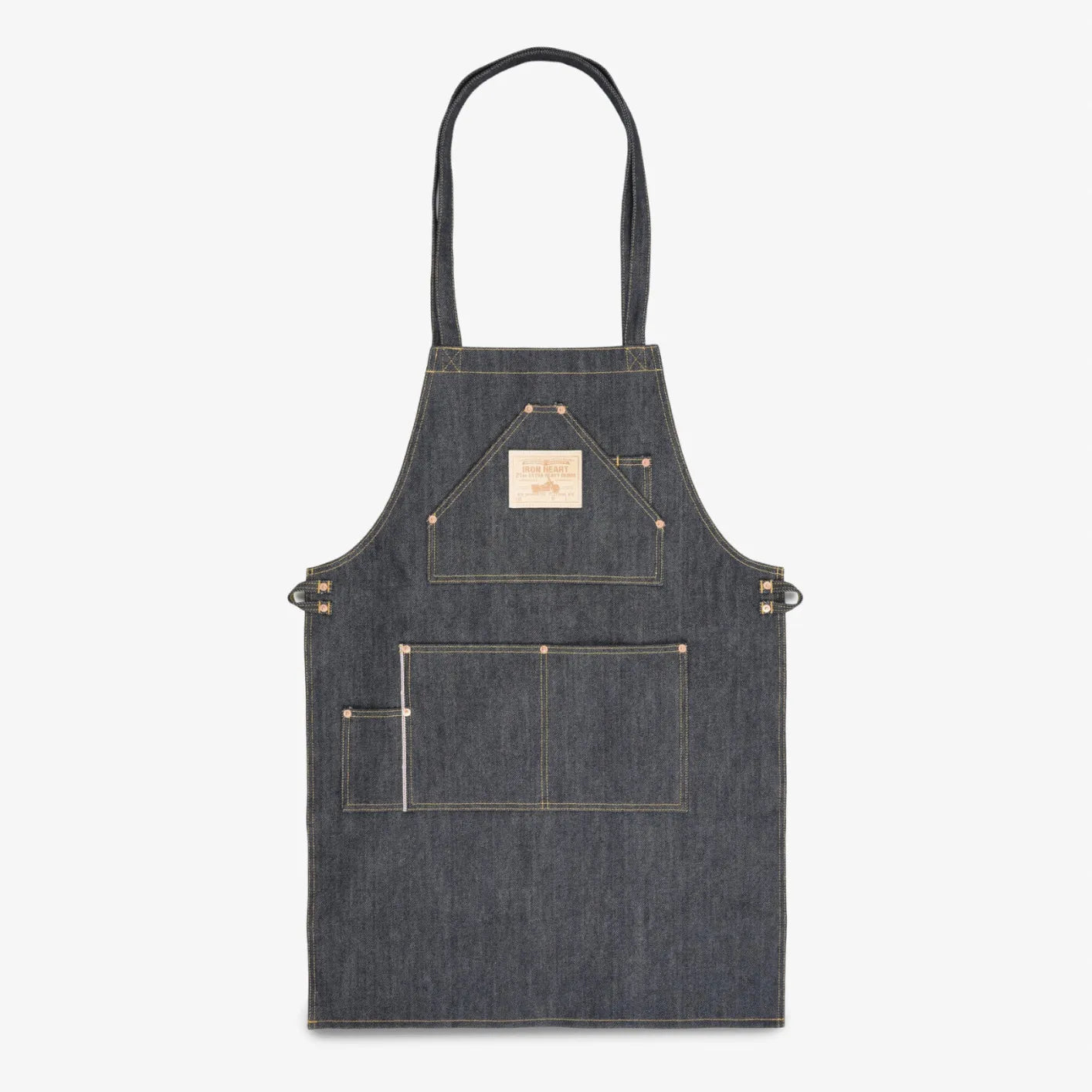 Iron Heart 21oz Denim Apron Indigo – Made in Japan Iron Heart 21oz Denim Apron Indigo – Made in Japan