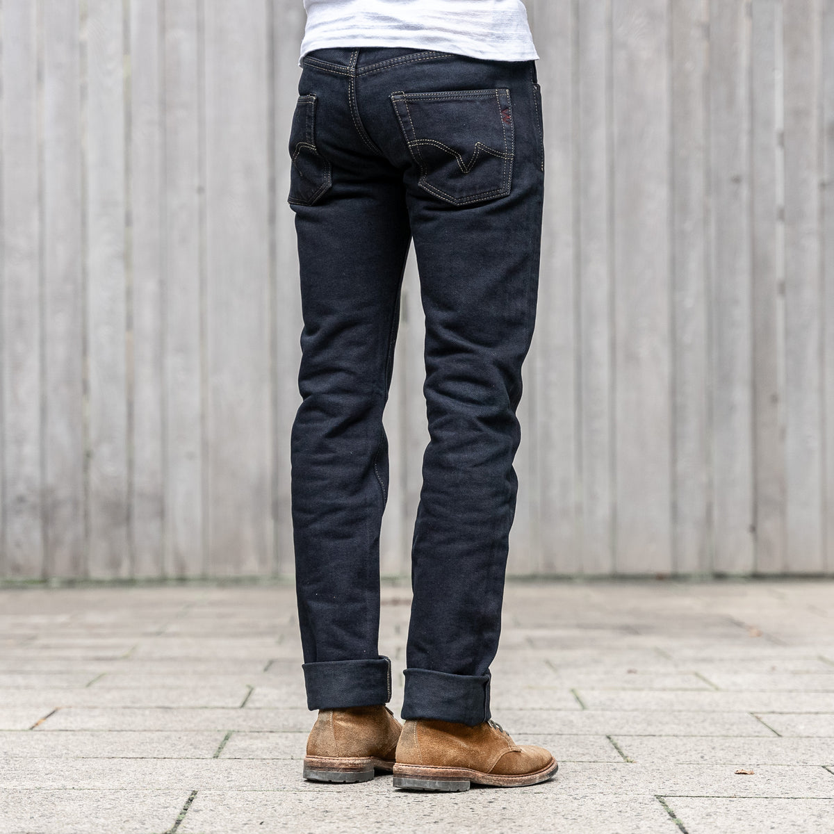 Iron Heart 777 Black Overdyed 21oz Selvedge Jeans – Slim Tapered