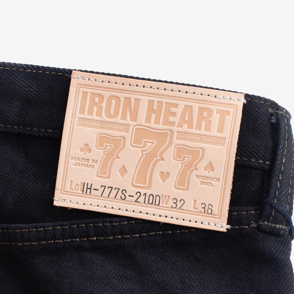 Iron Heart 777 Black Overdyed 21oz Selvedge Jeans – Slim Tapered / IH-777S-21OD