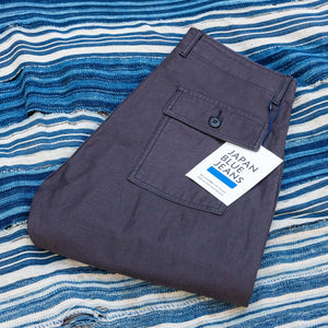 Japan Blue Modern Military Baker Pants – Aged Black / Regular Straight