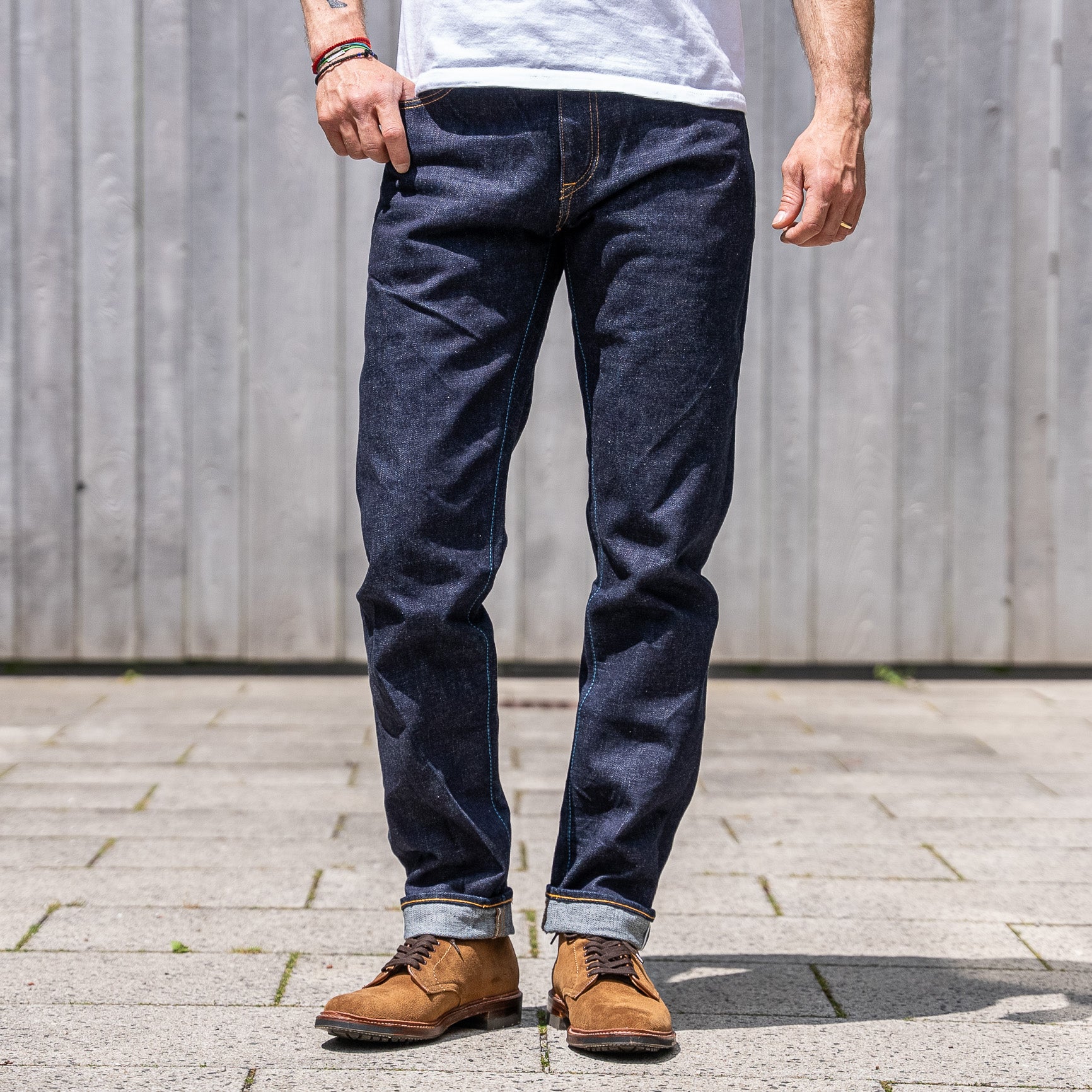 Japan Blue J301 Circle 14.8oz Selvedge Jeans - Regular Tapered Fit Japan Blue J301 Circle 14.8oz Selvedge Jeans - Regular Tapered Fit