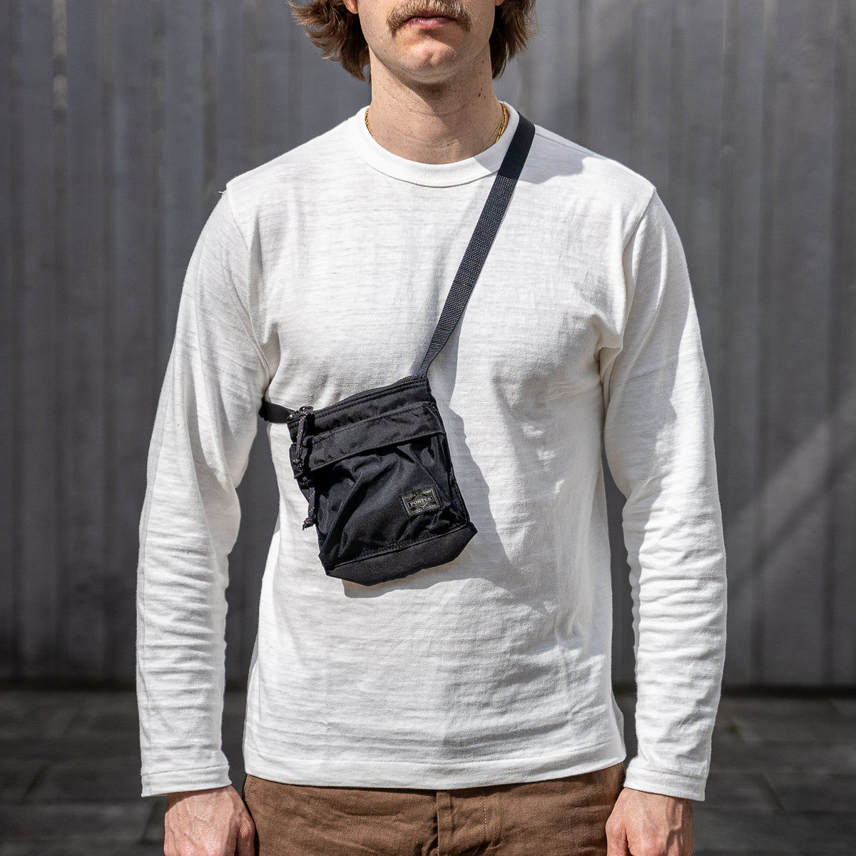 Porter Force Shoulder Pouch - Get it here! – Statement - The Denim 