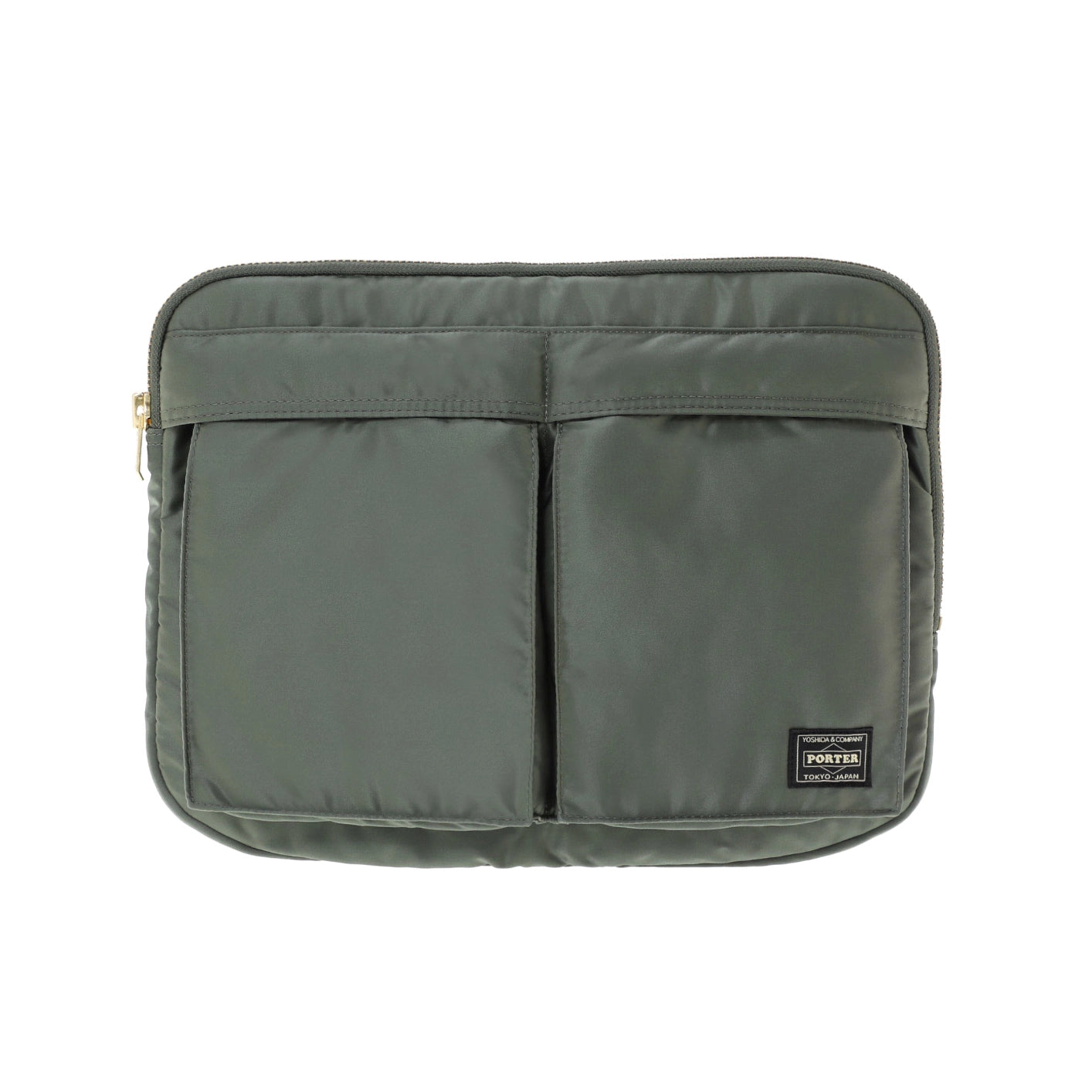 Porter Yoshida New Tanker Document Case Sage Green – Made in Japan Porter Yoshida New Tanker Document Case Sage Green – Made in Japan