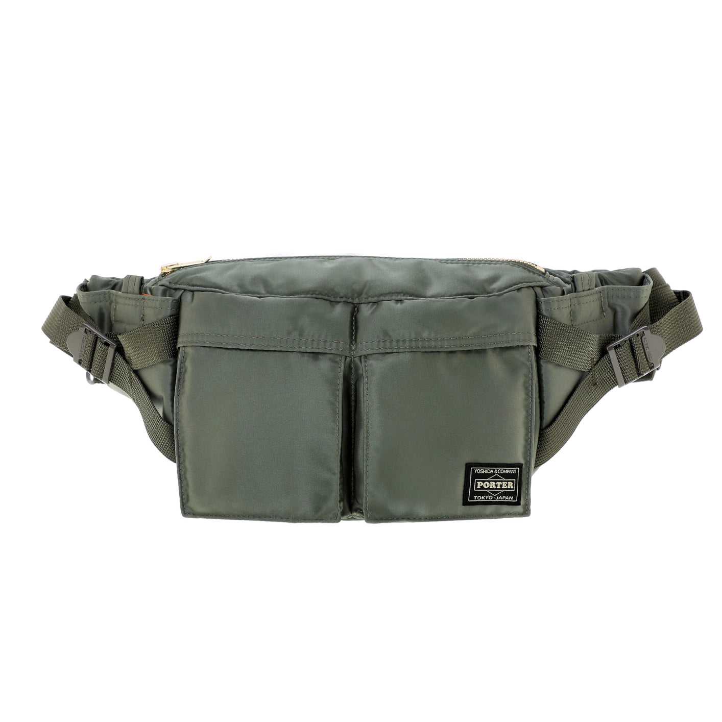 Porter Yoshida New Tanker Fanny Waist Pack Sage Green – Made in Japan Porter Yoshida New Tanker Fanny Waist Pack Sage Green – Made in Japan