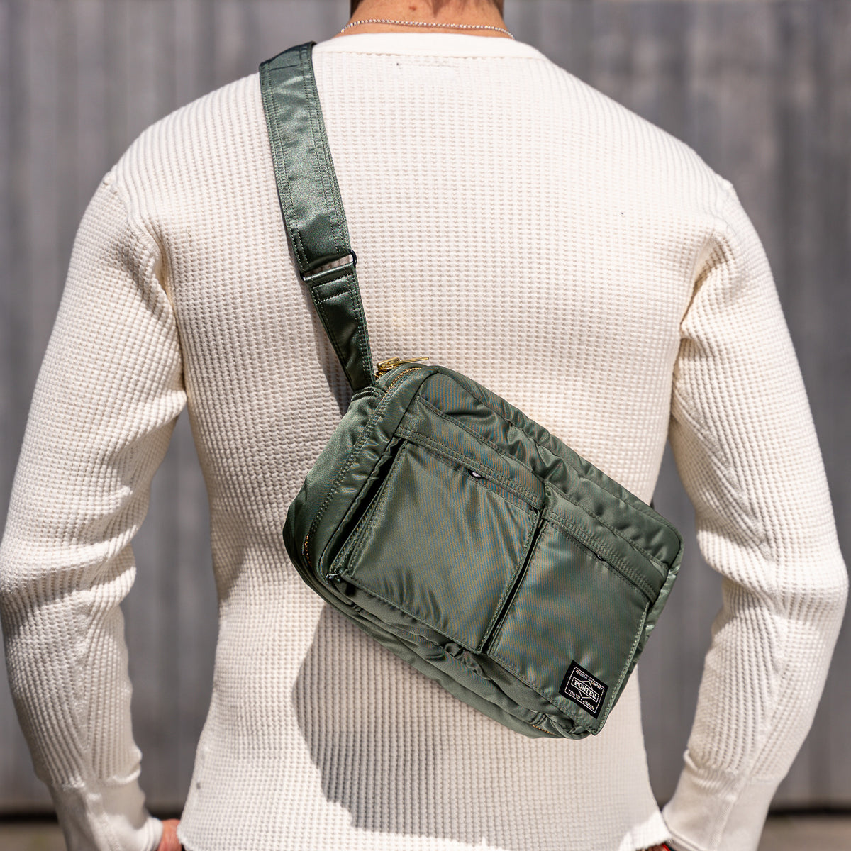 HotelomegaShops - Porter Tanker Shoulder Bag Sage Green (Fast