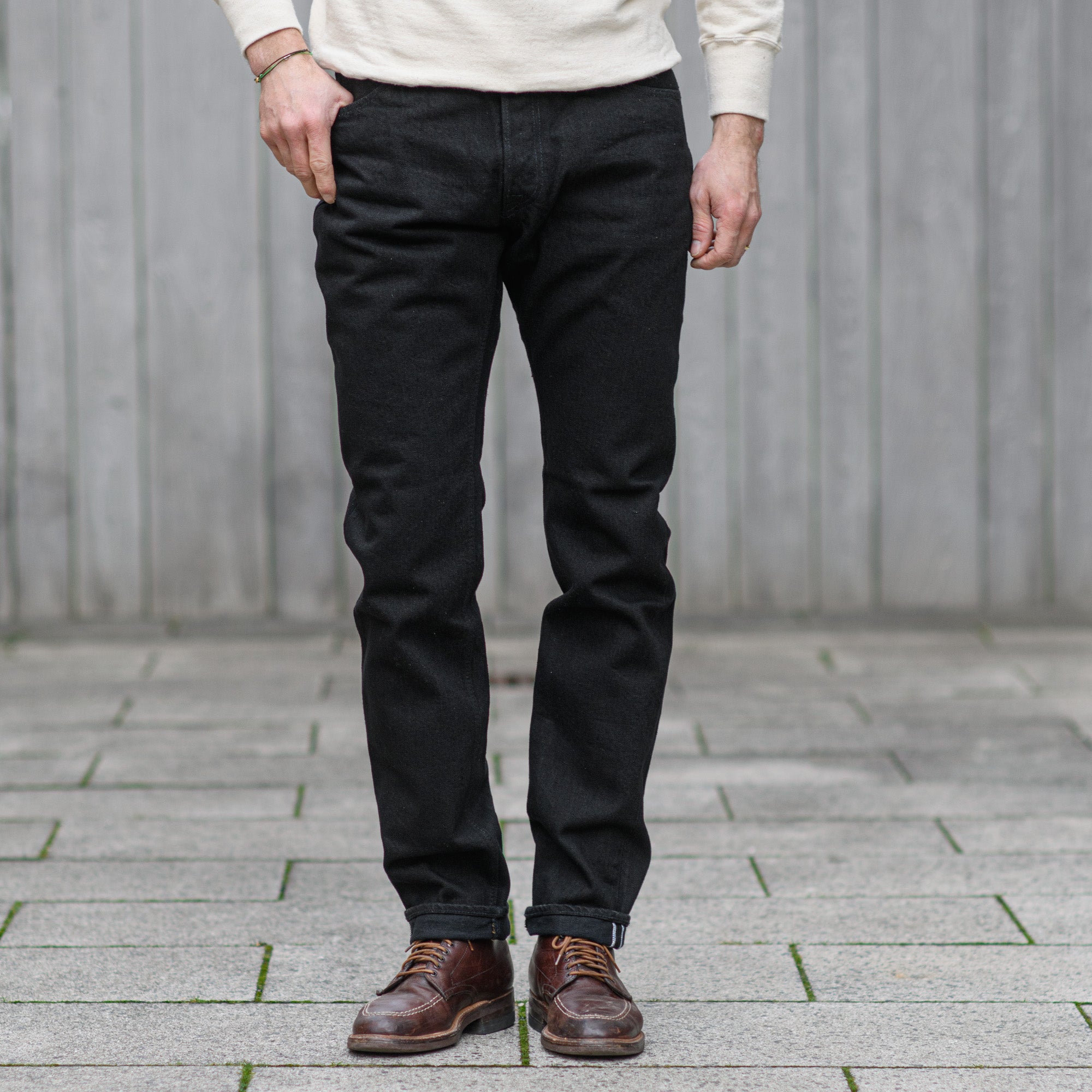 Pure Blue Japan TCD-019 14oz Teacore Black Selvedge Jeans Pure Blue Japan TCD-019 14oz Teacore Black Selvedge Jeans