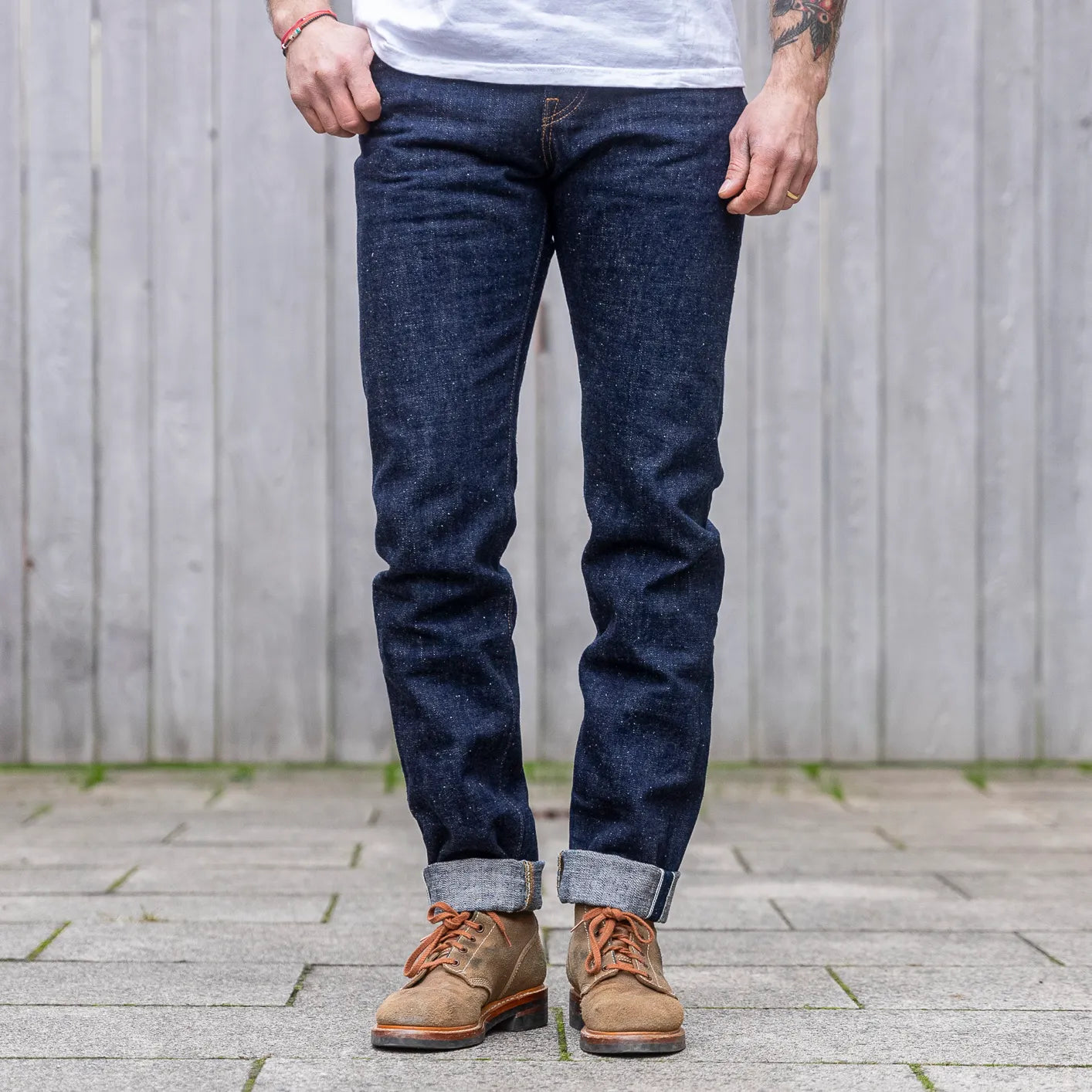 Samurai Jeans S211AX 'AI-Benkei' 18oz Natural Indigo Selvage Jeans Samurai Jeans S211AX 'AI-Benkei' 18oz Natural Indigo Selvage Jeans