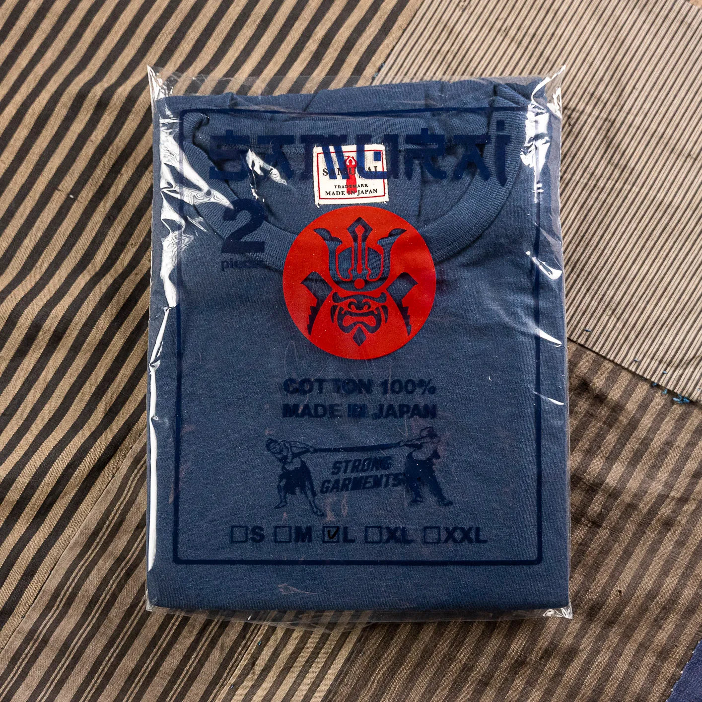 Samurai 5.4oz Loopwheeled T-Shirt 2-Pack – Navy Blue Samurai 5.4oz Loopwheeled T-Shirt 2-Pack – Navy Blue