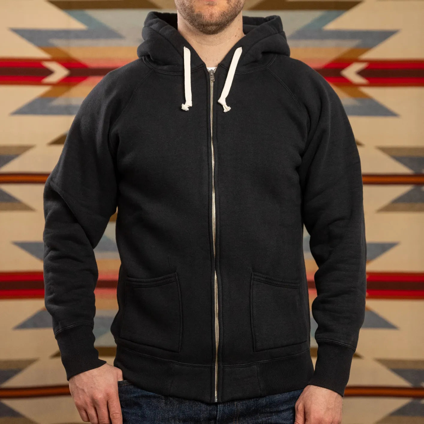 Strike Gold 20oz Zip Hoodie Black – Made in Japan Strike Gold 20oz Zip Hoodie Black – Made in Japan
