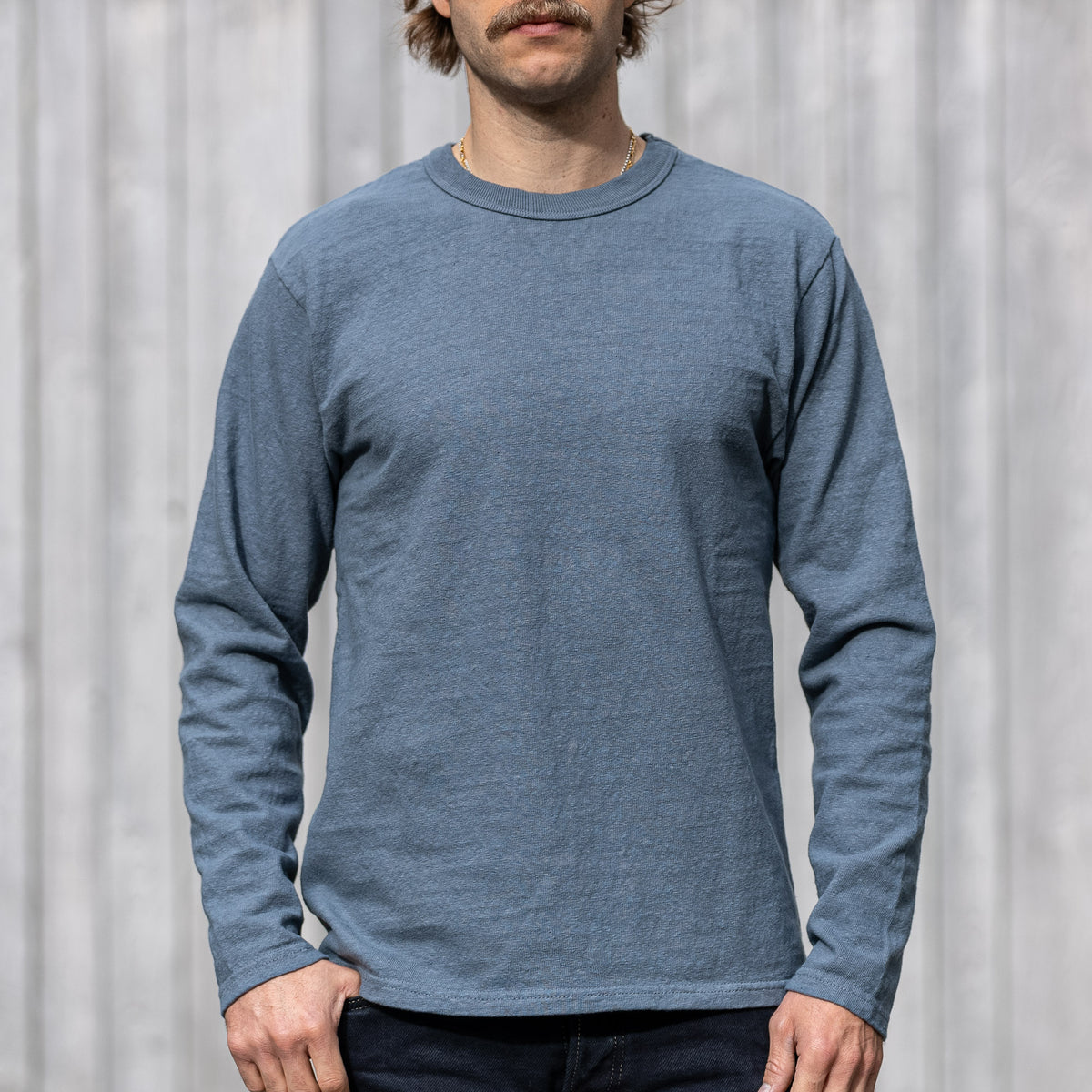 UES - No. 8 Slub Nep Long-Sleeve Tee - White – Withered Fig