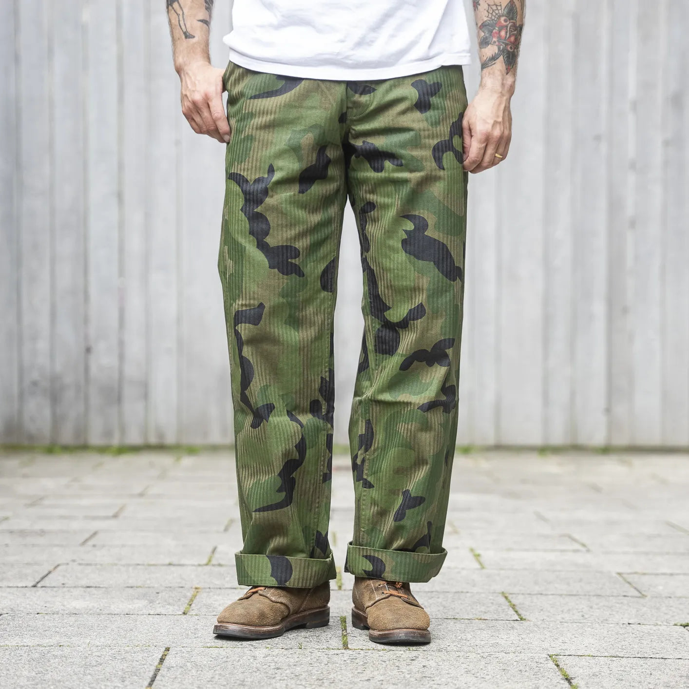 Warehouse 1236 HBT P53 Pants Camo – Made in Japan Warehouse 1236 HBT P53 Pants Camo – Made in Japan