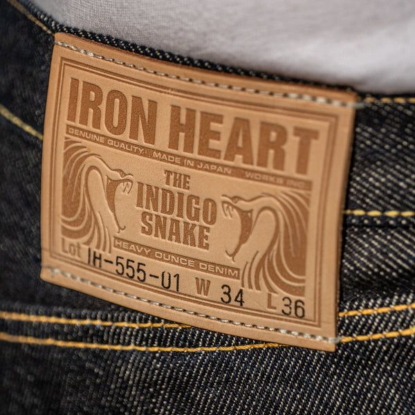 Iron Heart 555s 21oz Selvedge Jeans - Super Slim Straight