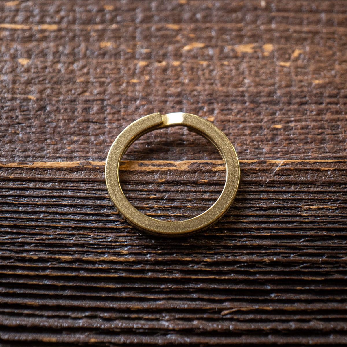 Kobashi Studio Flat Key Ring- Solid Brass