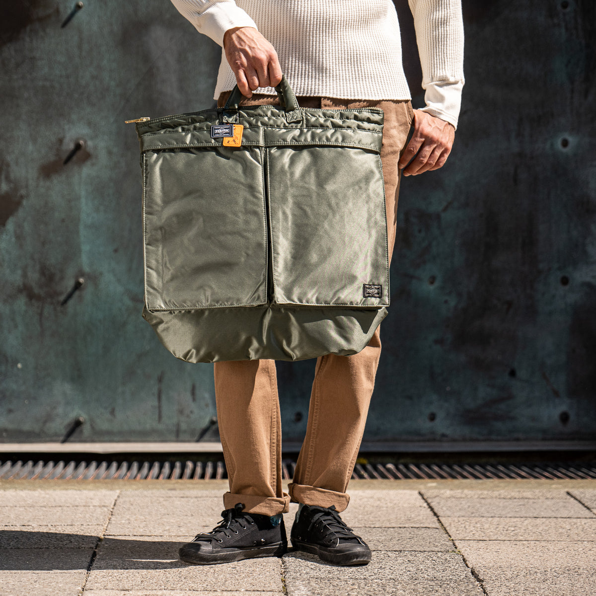 Porter Tanker 2Way Helmet Bag Sage Green│Get it now! – Statement 