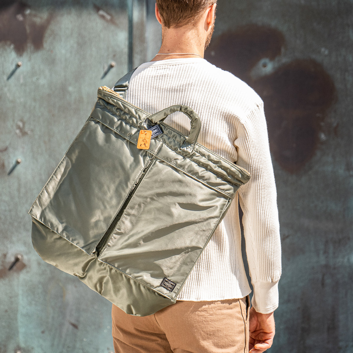 Porter Tanker 2Way Helmet Bag Sage Green│Get it now! – Statement 