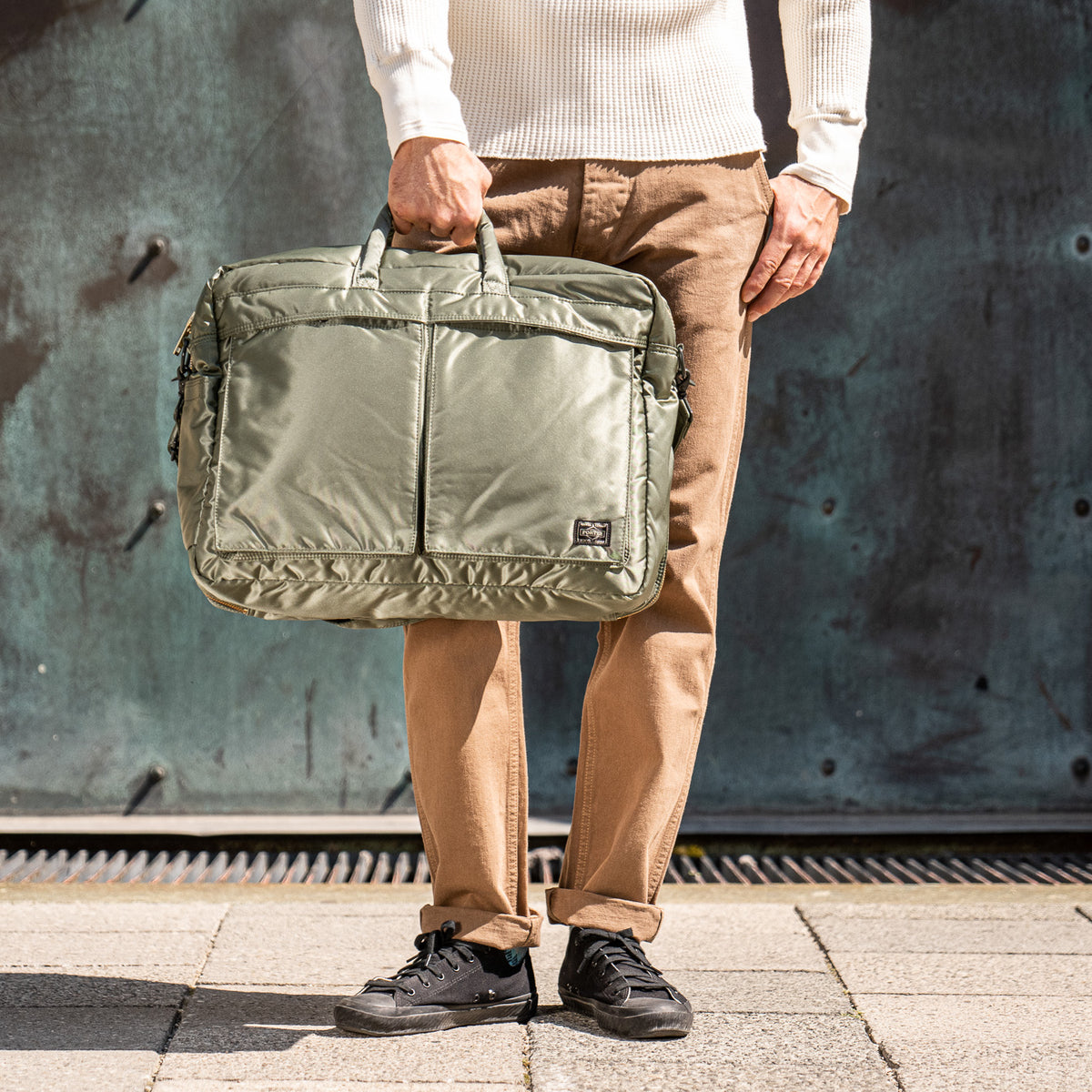 PORTER TANKER 2WAY OVERNIGHT BRIEFCASE美品 - トラベルバッグ