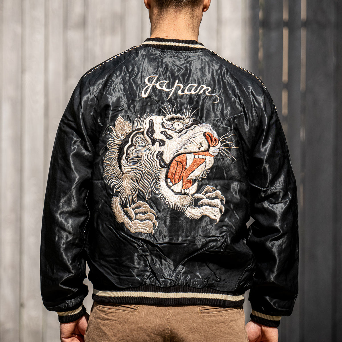 Tailor Toyo Reversible Souvenir Jacket – Tiger Head x Chevy Lover