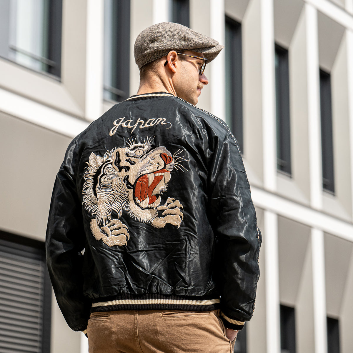 Tailor Toyo Reversible Souvenir Jacket – Tiger Head x Chevy Lover