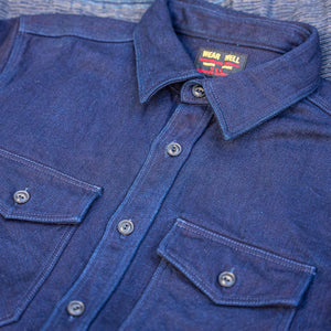 UES 15,5oz Extra Heavy Tricotine Work Shirt – Double Indigo