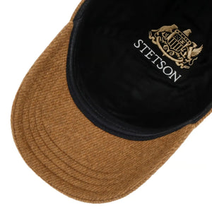 Stetson Cashmere Baseball Cap – Cognac