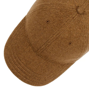 Stetson Cashmere Baseball Cap – Cognac