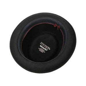 Stetson Pork Pie Wool Hat – Black