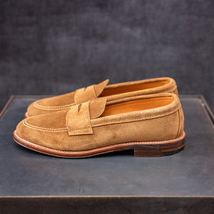 Alden 5735F Unlined Penny Loafer – Snuff Suede