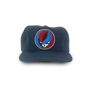 Ampal Creative and Grateful Dead Stealie Snapback Cap Navy front