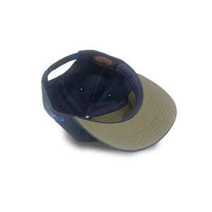 Ampal Creative and Grateful Dead Stealie Snapback Cap Navy inside