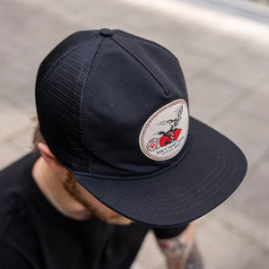 Ampal Creative "Don’t Think Twice" Snapback Mesh Cap – Black