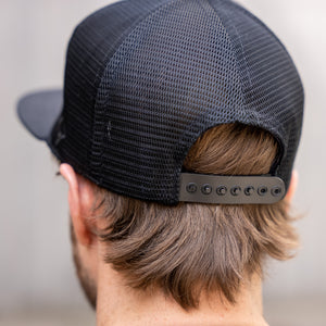 Ampal Creative "Don’t Think Twice" Snapback Mesh Cap – Black