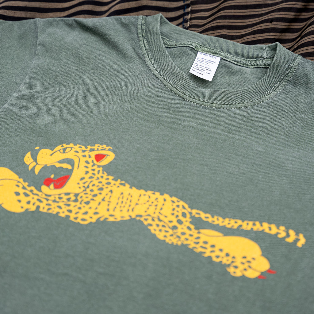 Ampal Creative Cheetah T-Shirt – Olive – Statement - The Denim Store