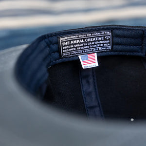 Ampal Creative Choose Analog Strapback Cap - Black / Bedford Corduroy