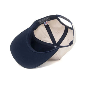 Ampal Creative Dont Think Twice Snapback Cap Natural Herringbone inside