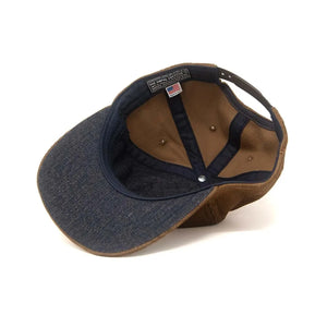 Ampal Creative Dont Think Twice Snapback Cap Brown Corduroy inside