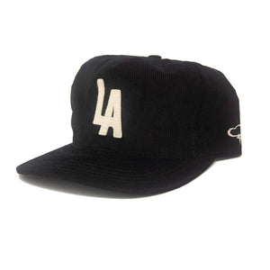 Ampal Creative LA City Snapback Cap Black Corduroy profile