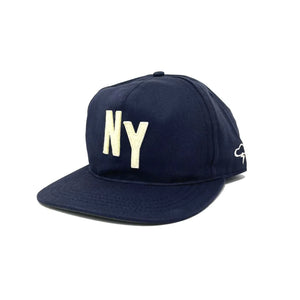 Ampal Creative NY City Snapback Cap Navy Cotton Twill