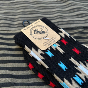 Ampal Creative Sun Burst Bamboo Socks – Black