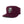 Ampal Creative The Skull Snapback Cap Merlot Corduroy profile