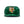Ampal Creative Tiger 3 Snapback Cap Green Satin front