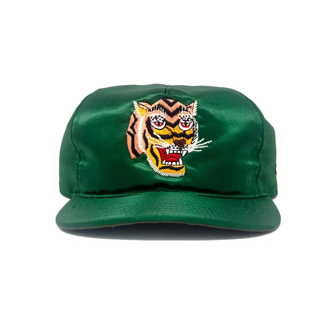 Ampal Creative Tiger 3 Snapback Cap Green Satin front