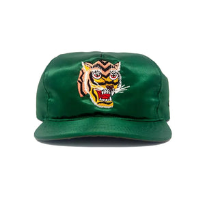 Ampal Creative Tiger 3 Snapback Cap Green Satin front