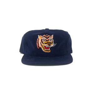 Ampal Creative Tiger Snapback Cap Navy Corduroy front