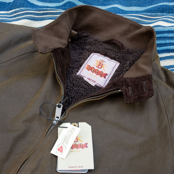 Baracuta G9 Waxed AF Pocket Jacket – Deep Moss
